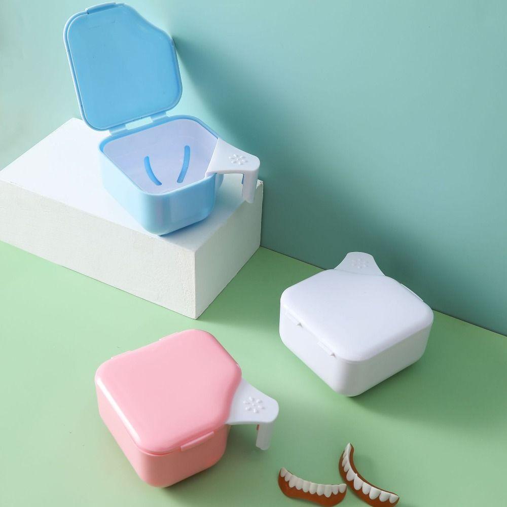 Durable Denture Bath Box Drainable Dental False Teeth Storage Box Reusable Cleaning Teeth Case Men
Durable Denture Bath Box Drainable Dental False Teeth Storage Box Reusable Cleaning Teeth Case Men