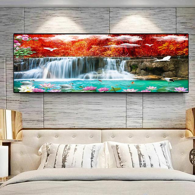 Waterfall Woods Swan Lotus Картина на полотні Сучасний пейзаж Плакати та принти Настінні картини Домашній декор для вітальні Без рамки 20cm×40cm NoFrame
Waterfall Woods Swan Lotus Картина на полотні Сучасний пейзаж Плакати та принти Настінні картини Домашній декор для вітальні Без рамки 20cm×40cm NoFrame
