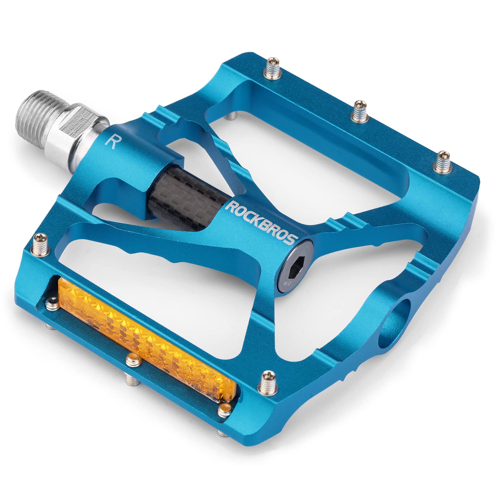 ROCKBROS Bicycle Flat Pedals for Road Cross and Mountain Aluminum Alloy with Sealed Blue Reflector Type Pedals, Bikes, Bikes, Bikes, Reflectors,
ROCKBROS Bicycle Flat Pedals for Road Cross and Mountain Aluminum Alloy with Sealed Blue Reflector Type Pedals, Bikes, Bikes, Bikes, Reflectors,