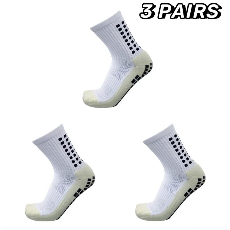 3 пары противоскользящих футбольных носков для мужчин и женщин, спортивные носки для спорта на открытом воздухе, баскетбола, тенниса, велоспорта, бега, футбола
3 пары противоскользящих футбольных носков для мужчин и женщин, спортивные носки для спорта на открытом воздухе, баскетбола, тенниса, велоспорта, бега, футбола