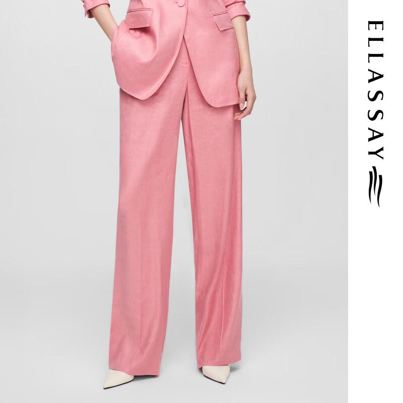 ELLASSAY Women s Honey Pink Wide-Leg Linen Casual Pants M
ELLASSAY Women s Honey Pink Wide-Leg Linen Casual Pants M