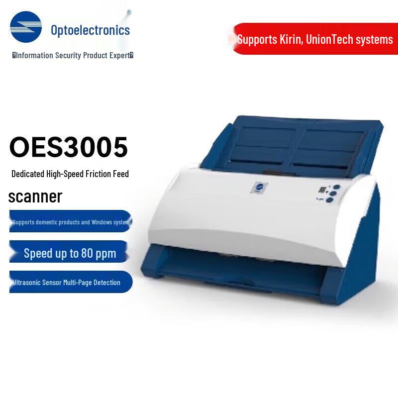 Guangdian tong OES3005 A4 High-Speed Document Scanner CN plug (adapter included)
Guangdian tong OES3005 A4 High-Speed Document Scanner CN plug (adapter included)