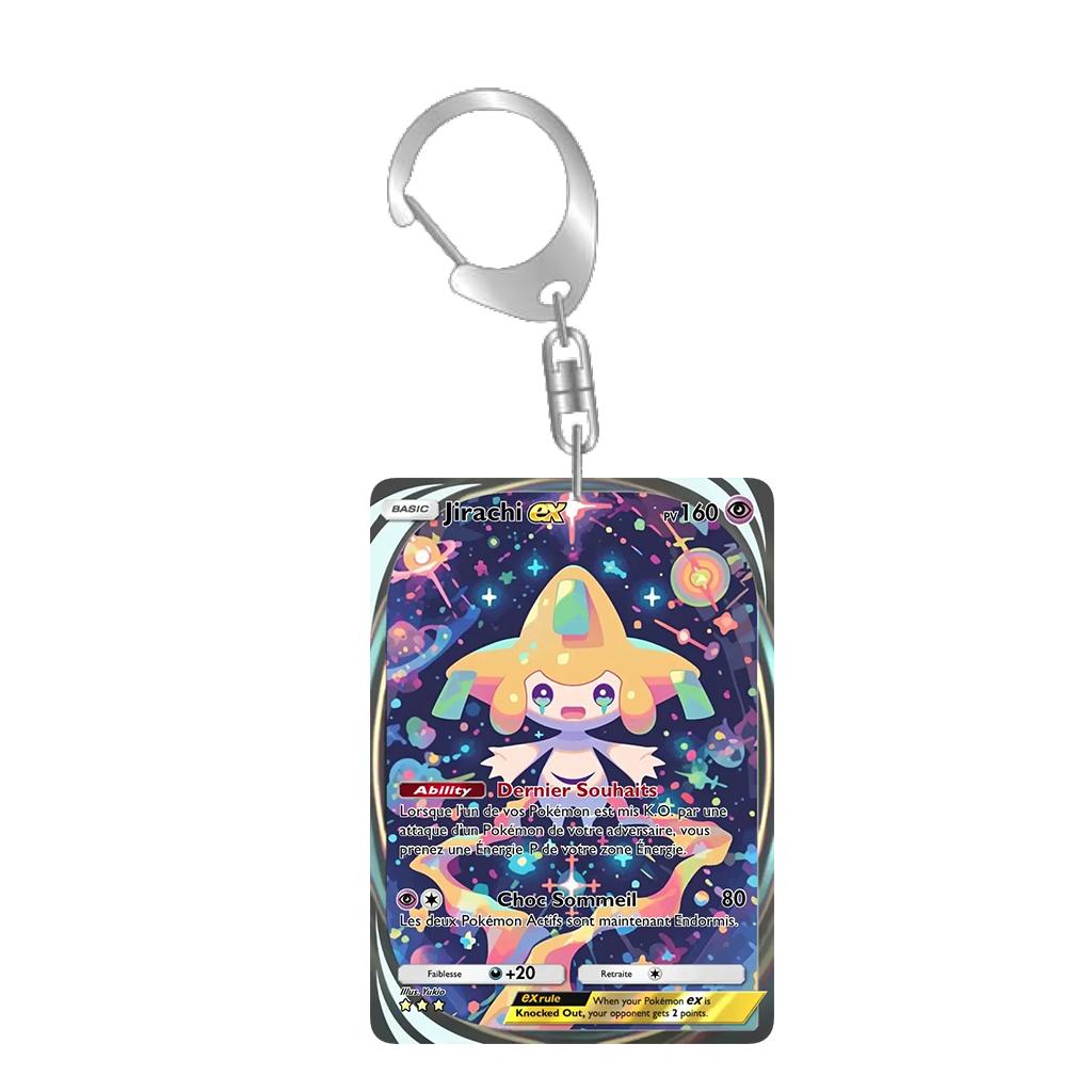 Anime Cartoons Acrylic Key Buckle for Mew Raichu Starly Braixen Skitty Eevee Evolutions Team Rocket Self-Made Card Key Ring Gift
Anime Cartoons Acrylic Key Buckle for Mew Raichu Starly Braixen Skitty Eevee Evolutions Team Rocket Self-Made Card Key Ring Gift