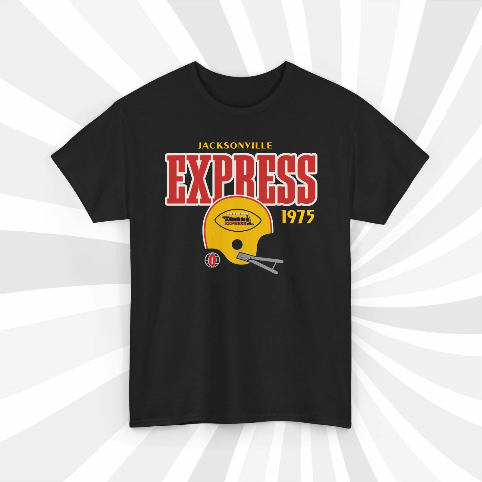 Jacksonville Express 1975 WFL Vintage Football Helmet T shirt - Jaguars M
Jacksonville Express 1975 WFL Vintage Football Helmet T shirt - Jaguars M