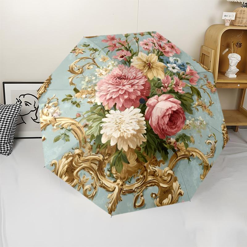 8-Rib Automatic Folding Umbrella | Durable Iron Frame, Fashionable Pongee Cloth, Suitable for All Seasons Outdoor Use (as the picture,Iron&8K)
8-Rib Automatic Folding Umbrella | Durable Iron Frame, Fashionable Pongee Cloth, Suitable for All Seasons Outdoor Use (as the picture,Iron&8K)