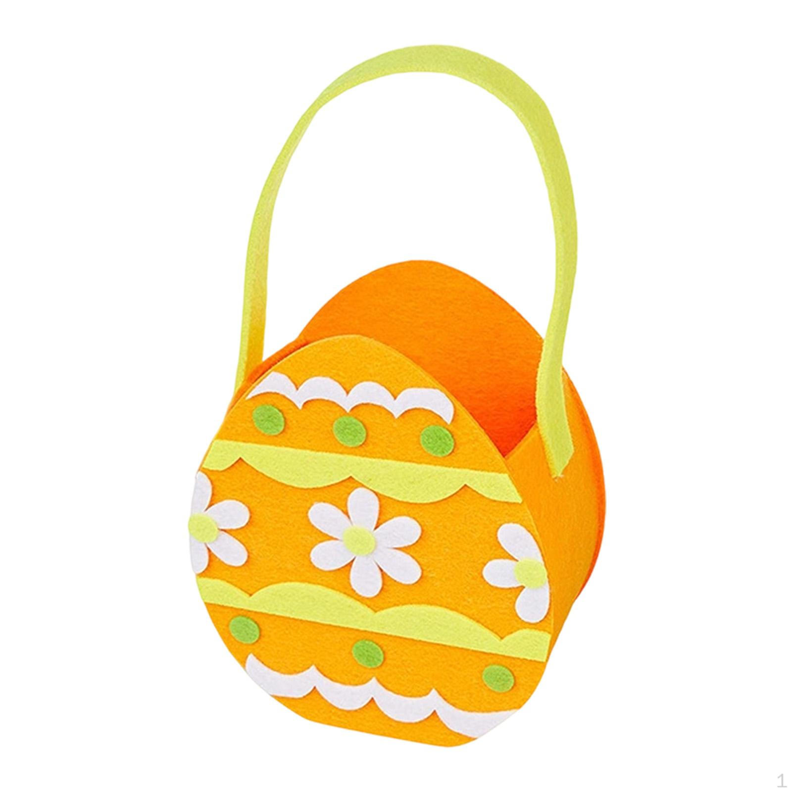 Easter Basket for Children with Felt Handle Reusable Gift Container Decoration Suitable Events помаранчевий
Easter Basket for Children with Felt Handle Reusable Gift Container Decoration Suitable Events помаранчевий