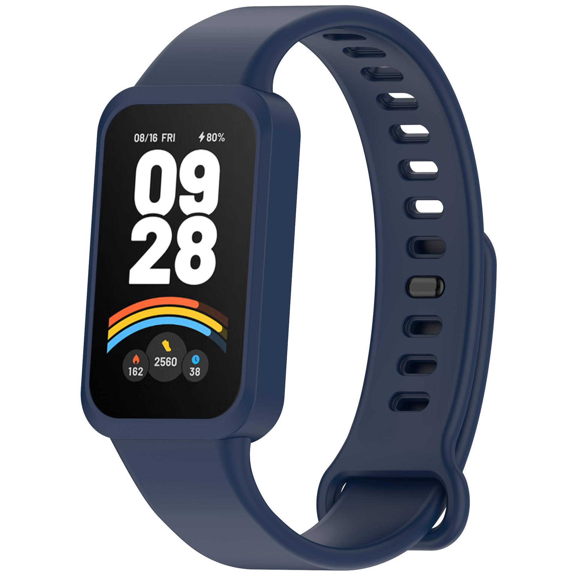 М який силіконовий ремінець для Xiaomi Mi Band 9 Active Спортивний змінний браслет з рамкою-чохлом для Mi Band 9active Ремінець Correa for Mi Band 9 Active midnight синього кольору
М який силіконовий ремінець для Xiaomi Mi Band 9 Active Спортивний змінний браслет з рамкою-чохлом для Mi Band 9active Ремінець Correa for Mi Band 9 Active midnight синього кольору