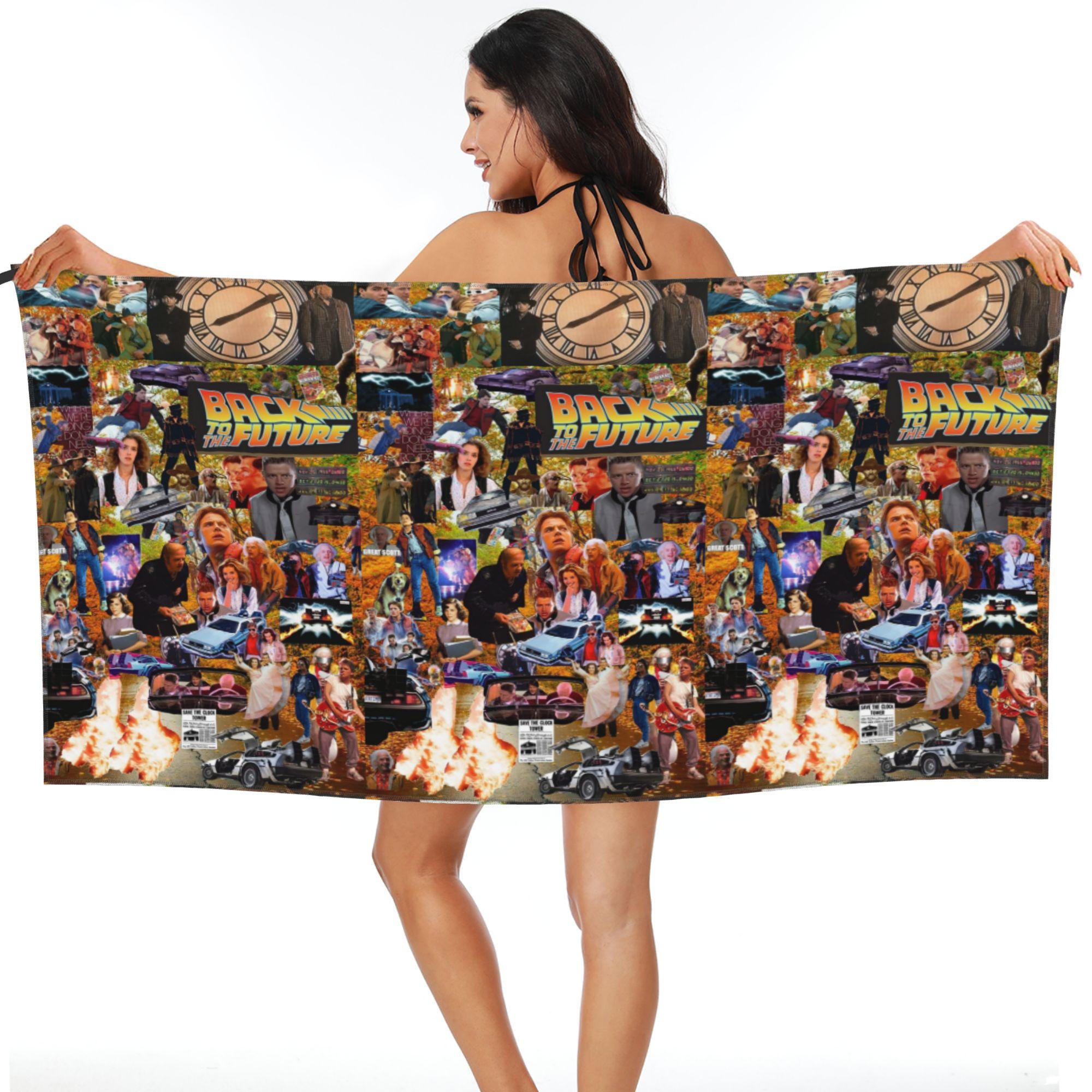 Back To The Future Beach Towel Soft Microfiber Quick Dry Absorbent Quick Towels For Bath W40*H60(CM)
Back To The Future Beach Towel Soft Microfiber Quick Dry Absorbent Quick Towels For Bath W40*H60(CM)