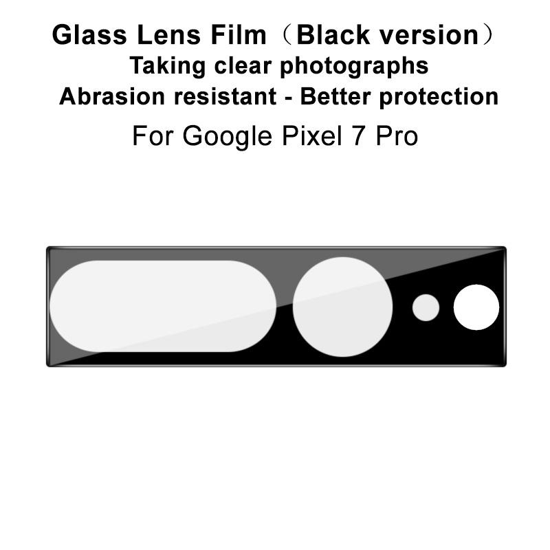 IMAK For Google Pixel 7 Pro 5G Tempered Glass Camera Lens Protector HD Clear Rear Camera Protective Film (Black Version) Type A
IMAK For Google Pixel 7 Pro 5G Tempered Glass Camera Lens Protector HD Clear Rear Camera Protective Film (Black Version) Type A
