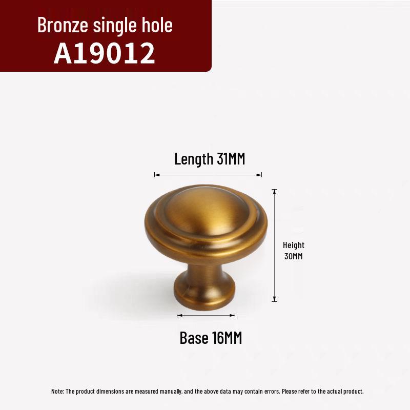 Elegant Single-Hole Round Pumpkin Handle: Retro Brass Chinese Style for Wardrobe and Drawer Antique Copper
Elegant Single-Hole Round Pumpkin Handle: Retro Brass Chinese Style for Wardrobe and Drawer Antique Copper