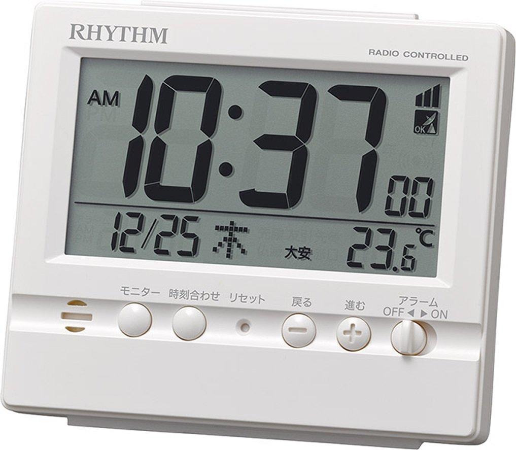 RHYTHM Radio Clock Alarm Clock Alarm Temperature Humidity Calendar White x x 8RZ201SR03 9.1 10.5 5.2cm
RHYTHM Radio Clock Alarm Clock Alarm Temperature Humidity Calendar White x x 8RZ201SR03 9.1 10.5 5.2cm
