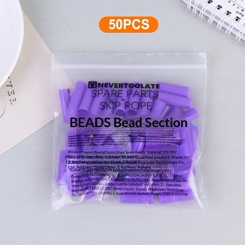 50Pcs 1 Inch Length Hard Beads Spare Parts Jump Rope Beaded Skip Rope Beads Colors Accessories Diy Material Backup
50Pcs 1 Inch Length Hard Beads Spare Parts Jump Rope Beaded Skip Rope Beads Colors Accessories Diy Material Backup