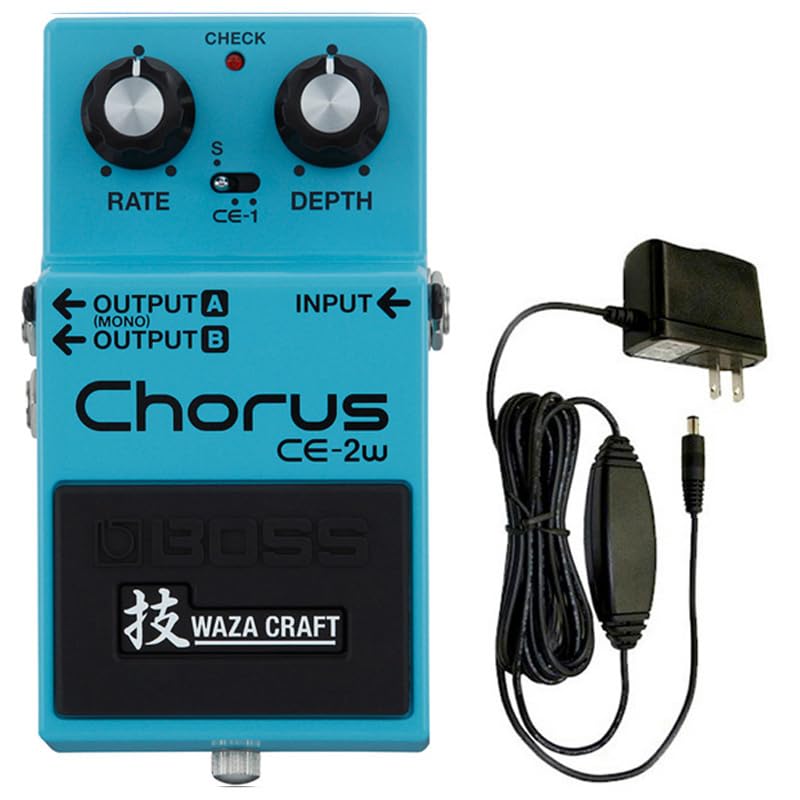 BOSS compact effector Chorus genuine adapter set CE-2W + PSA-100S2
BOSS compact effector Chorus genuine adapter set CE-2W + PSA-100S2
