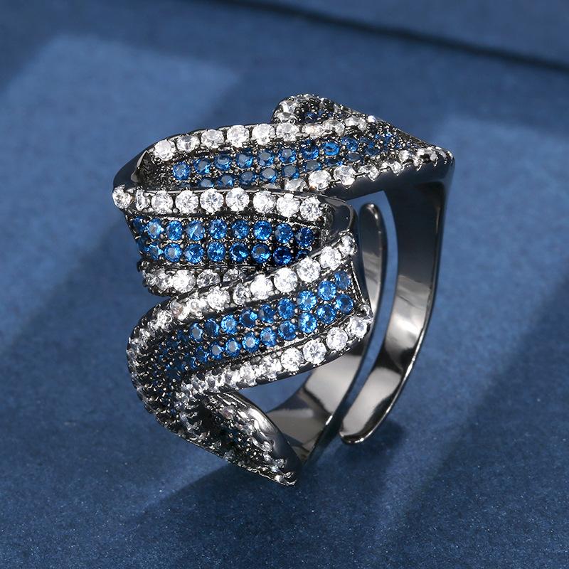 Jewelry Copper Bottom Gold Plating Simulation Blue Spinel Design Black Gold Set
Jewelry Copper Bottom Gold Plating Simulation Blue Spinel Design Black Gold Set