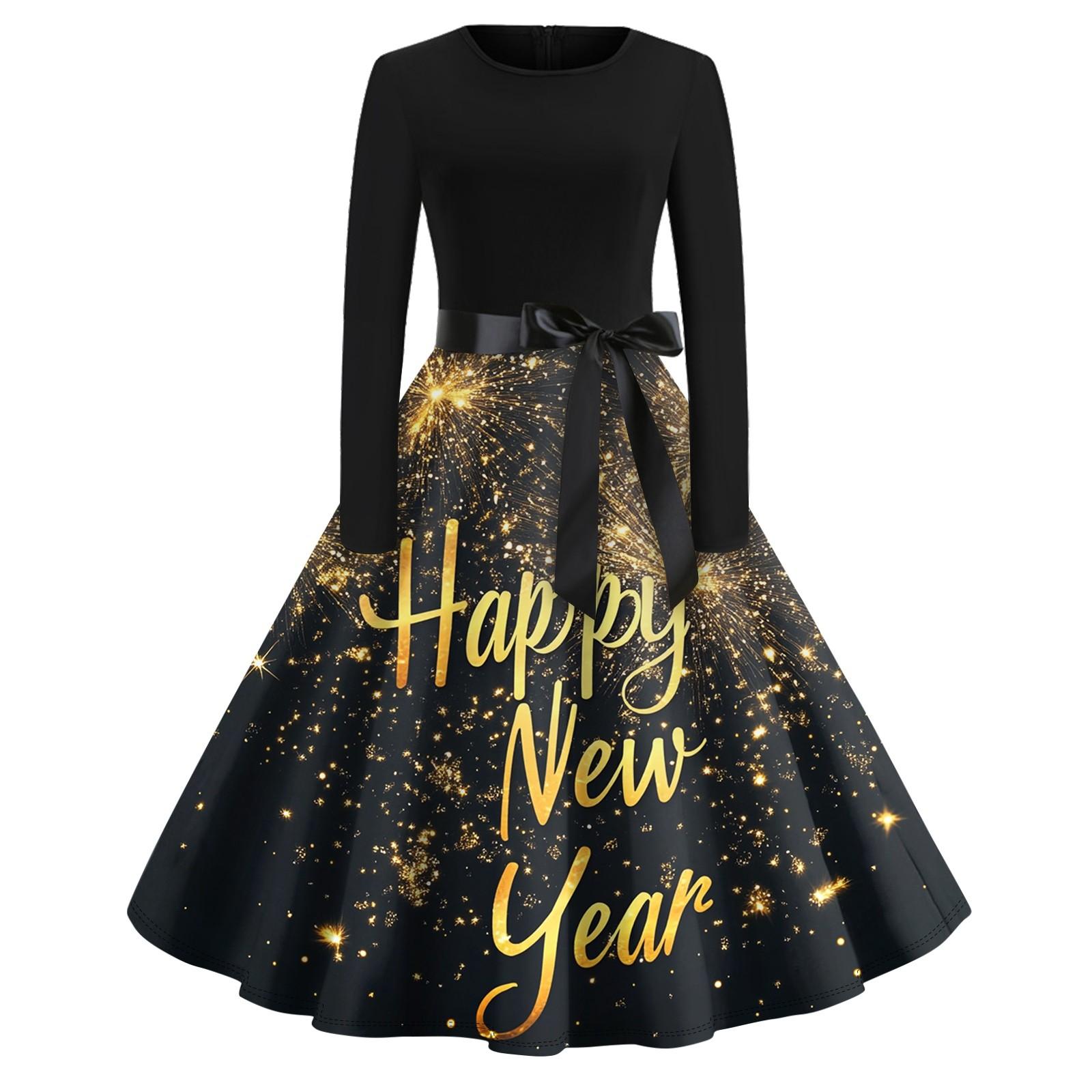 Women s Vintage Classic Dress Long Sleeve Print Round Neck Swing Dress XL жовтий
Women s Vintage Classic Dress Long Sleeve Print Round Neck Swing Dress XL жовтий