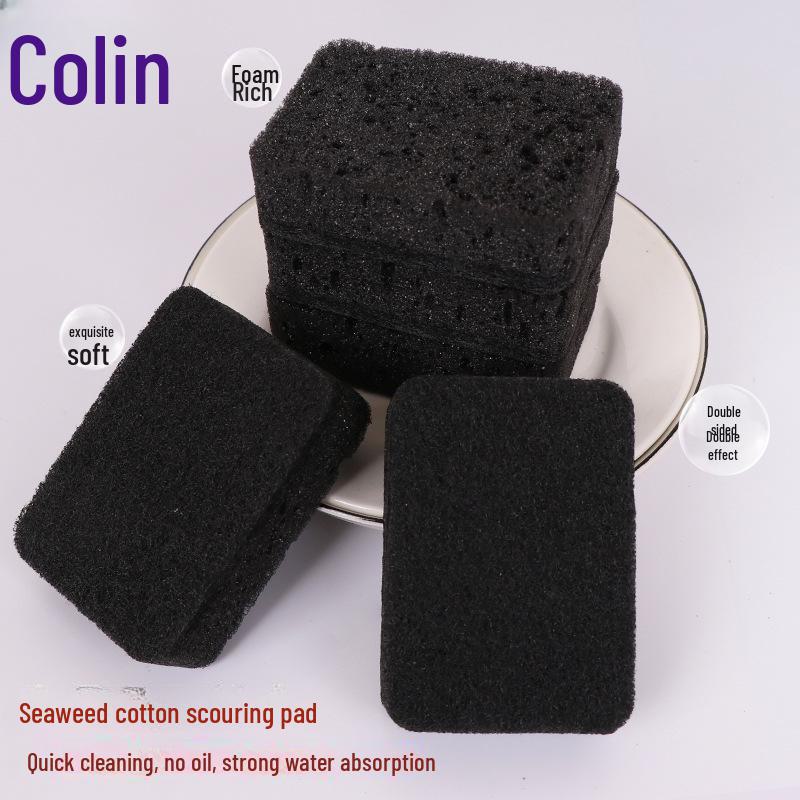 Durable Black Seaweed Sponge for Dishes & Pots | Non-stick Kitchen Cleaning 1 piece loose
Durable Black Seaweed Sponge for Dishes & Pots | Non-stick Kitchen Cleaning 1 piece loose