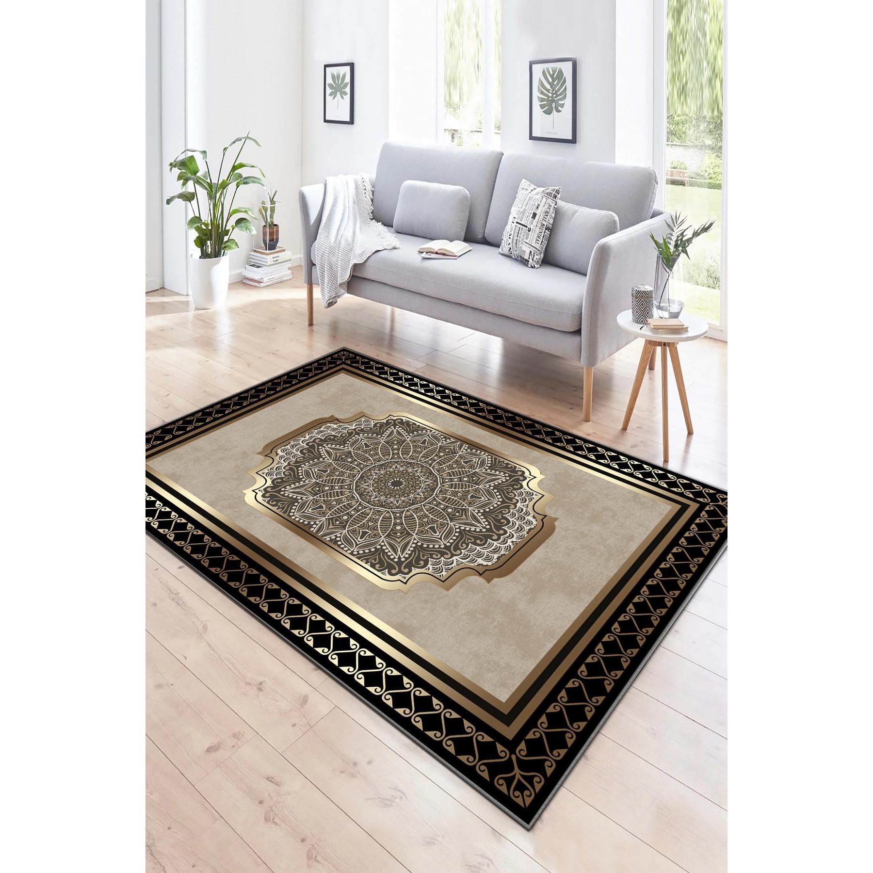 FLQUE Цифровая печать Моющаяся нескользящая основа Декоративный коврик для гостиной и кухни 
FLQUE Цифровая печать Моющаяся нескользящая основа Декоративный коврик для гостиной и кухни