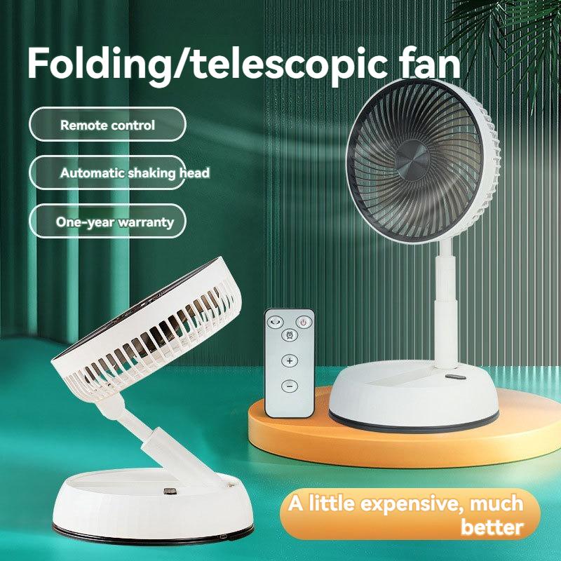 Retractable fan for easy storage, outdoor shaking head, remote control fan, charging desk and floor dual-purpose silent fan,
Retractable fan for easy storage, outdoor shaking head, remote control fan, charging desk and floor dual-purpose silent fan,