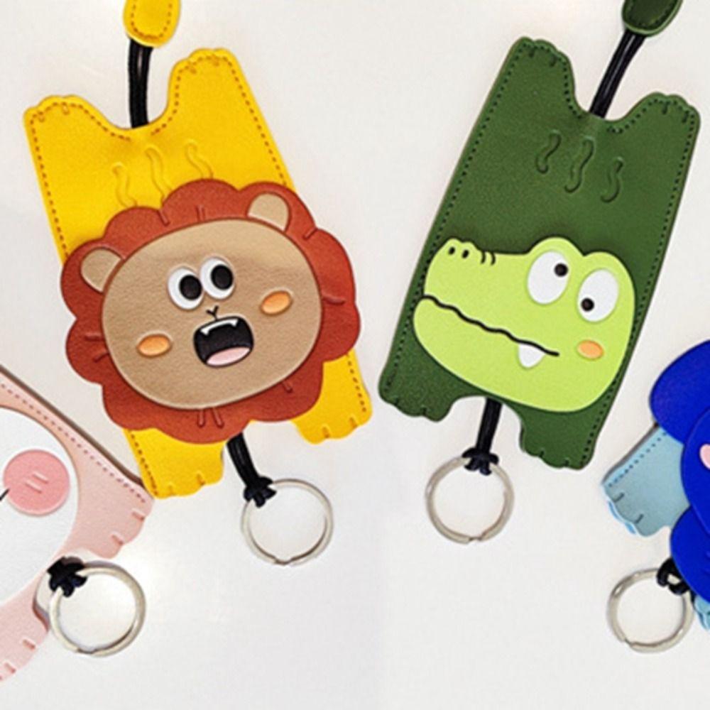 DIY Charms Cartoon Key Holder Protective Lion Key Rings Fashion Leather Keychain Bag Charm style B
DIY Charms Cartoon Key Holder Protective Lion Key Rings Fashion Leather Keychain Bag Charm style B