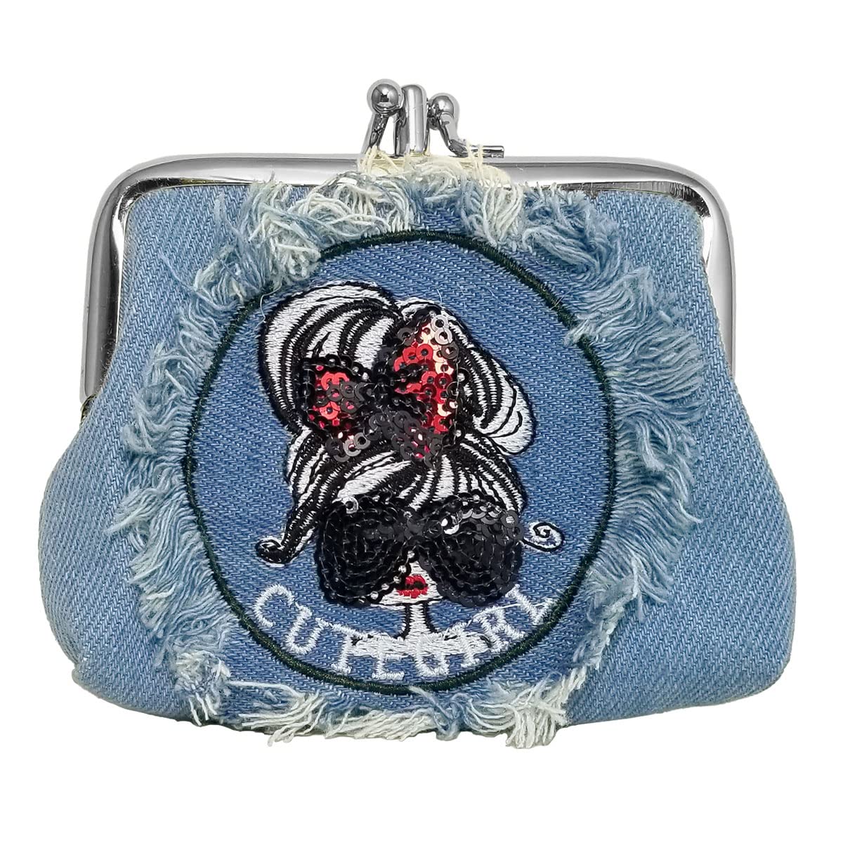 DIVA Rose Mini Wallet Coin Case Coin Purse Clasp Wallet Ladies Mini Small Thin with Dividers Ribbon Girl (Light Blue) світло-синій колір
DIVA Rose Mini Wallet Coin Case Coin Purse Clasp Wallet Ladies Mini Small Thin with Dividers Ribbon Girl (Light Blue) світло-синій колір
