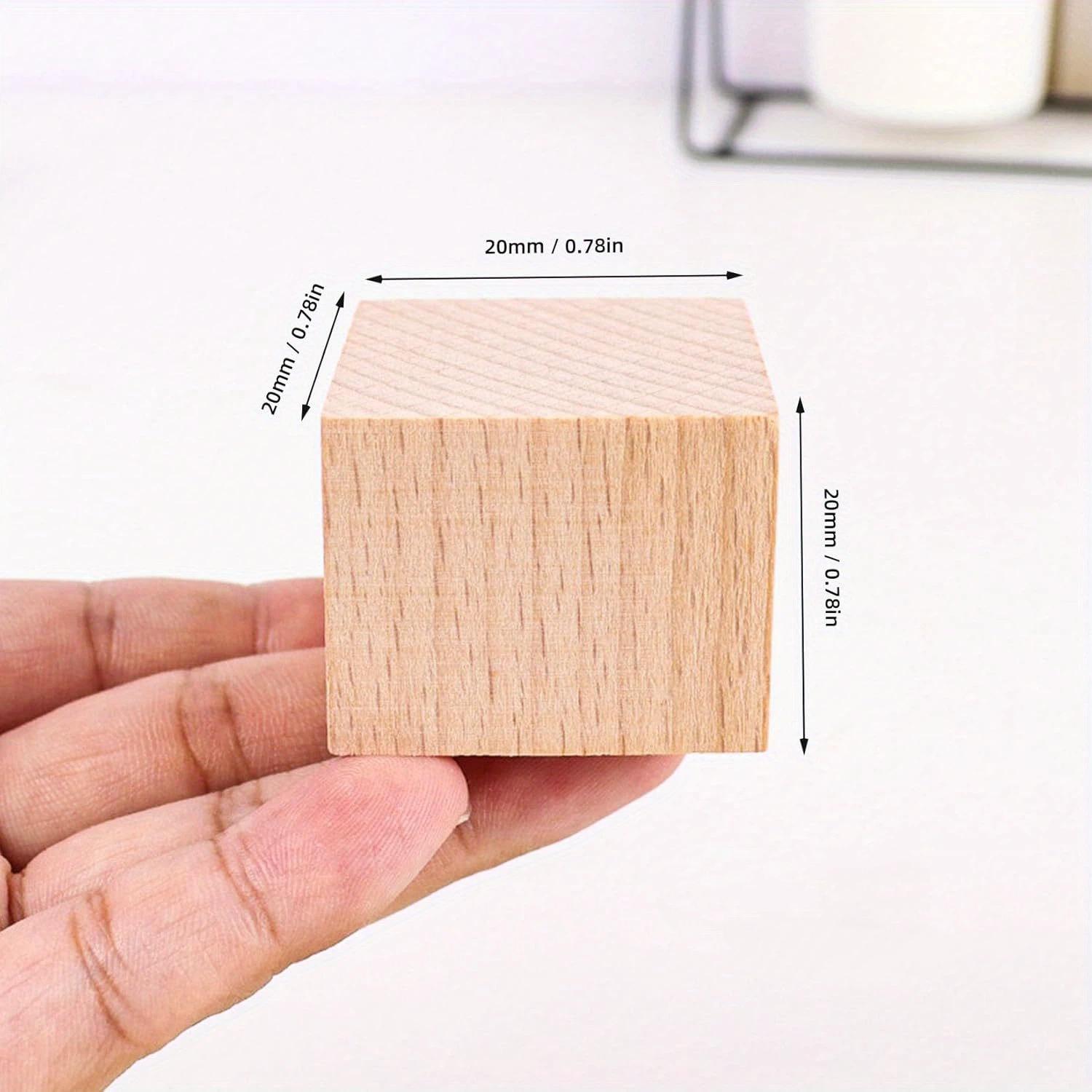 Top Quality 2026New 120pcs 2cm Square Wood Blocks, Unfinished Wooden Cubes, DIY Craft Model Materia
Top Quality 2026New 120pcs 2cm Square Wood Blocks, Unfinished Wooden Cubes, DIY Craft Model Materia