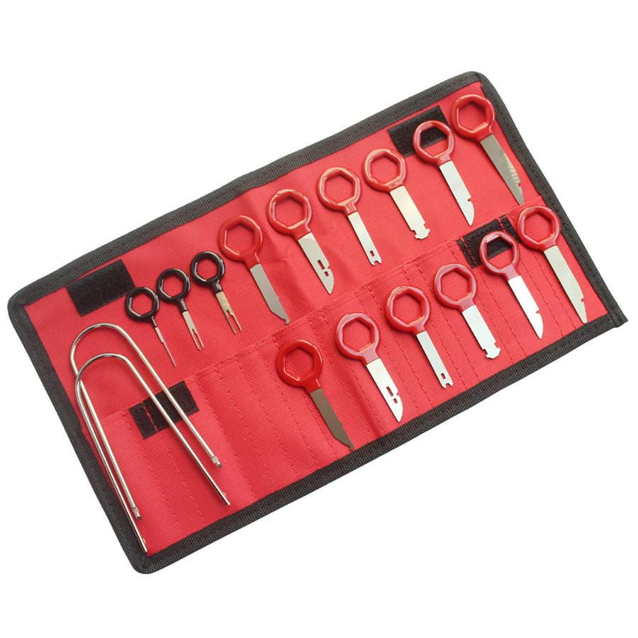 20Pcs Professional Vehicle Car Radio Stereo Audio CD Player Door Panel Removal Removal Install Key Clips Pry Plier Set Fastener Remover Tool Kit
20Pcs Professional Vehicle Car Radio Stereo Audio CD Player Door Panel Removal Removal Install Key Clips Pry Plier Set Fastener Remover Tool Kit