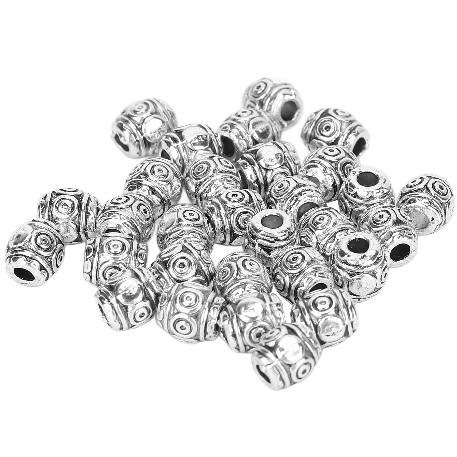 30pcs Alloy Beard Bead Retro Hair Braiding Dreadlocks Beads Jewelry Accessories for Bracelet Necklace DIY
30pcs Alloy Beard Bead Retro Hair Braiding Dreadlocks Beads Jewelry Accessories for Bracelet Necklace DIY