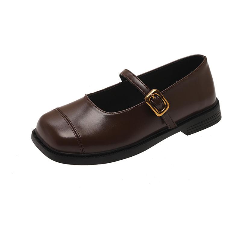 French square head small leather shoes women s spring 2025 new simple one-word buckle with skirt shallow mouth single shoes 40 коричневий
French square head small leather shoes women s spring 2025 new simple one-word buckle with skirt shallow mouth single shoes 40 коричневий