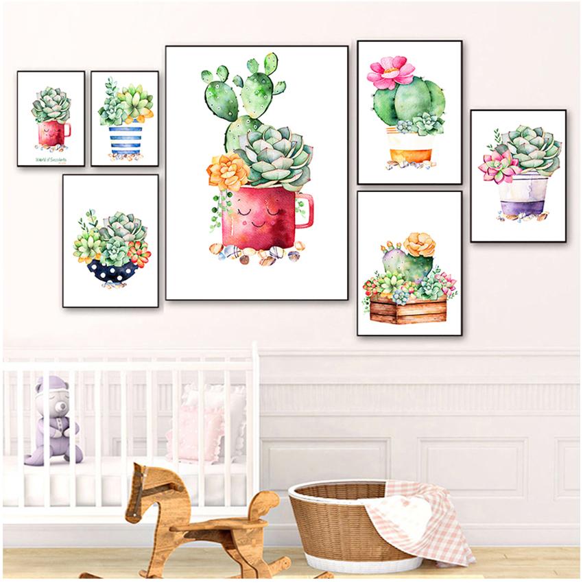 Poster Wall Art Prints Watercolor Painting Living Room Wall Painting Frameless Cactus Succulents Canvas Painting
Poster Wall Art Prints Watercolor Painting Living Room Wall Painting Frameless Cactus Succulents Canvas Painting