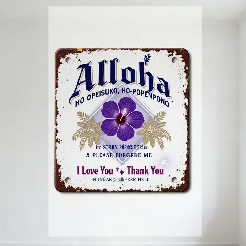 Vintage Aloha Hawaiian Hibiscus Metal Tin Sign with Sorry & Love Messages Retro Rustic Wall Decor for Home Office Bar Man Cave 20x30cm(7.8x11.8inch)
Vintage Aloha Hawaiian Hibiscus Metal Tin Sign with Sorry & Love Messages Retro Rustic Wall Decor for Home Office Bar Man Cave 20x30cm(7.8x11.8inch)