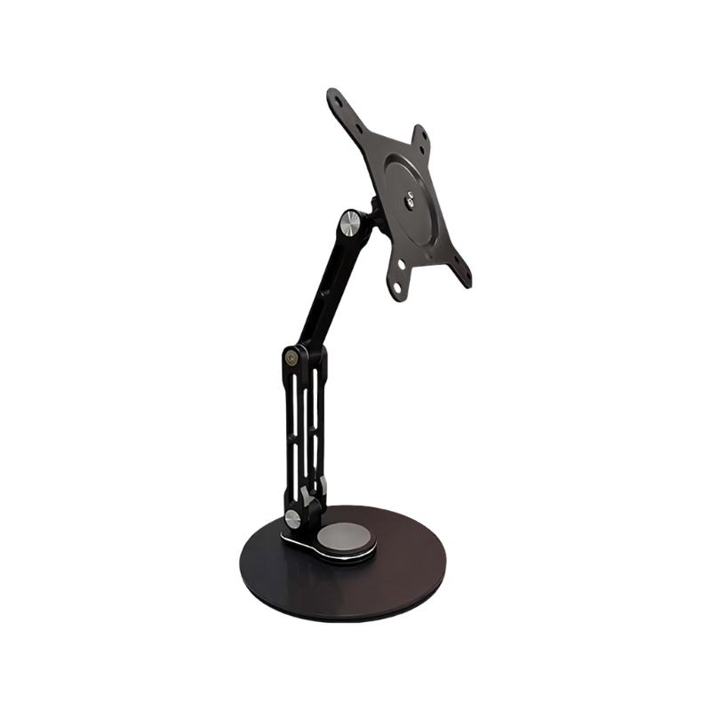 Foldable Desktop Computer Monitor Mount Stand For 19inch Displays with AntiSlip Base And VESA Compatibility
Foldable Desktop Computer Monitor Mount Stand For 19inch Displays with AntiSlip Base And VESA Compatibility