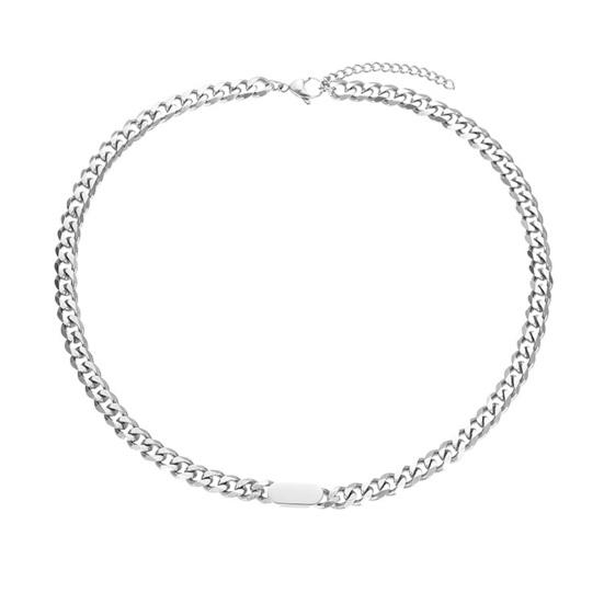 Цепочка на ключицу из нержавеющей стали серебряного цвета Мужская кубинская цепочка для вечеринки
Цепочка на ключицу из нержавеющей стали серебряного цвета Мужская кубинская цепочка для вечеринки