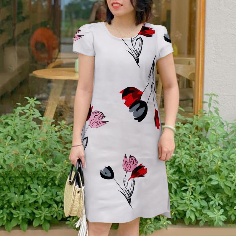 Жіноча повсякденна сукня з принтом і коротким рукавом ZANZEA 4XL білий
Жіноча повсякденна сукня з принтом і коротким рукавом ZANZEA 4XL білий