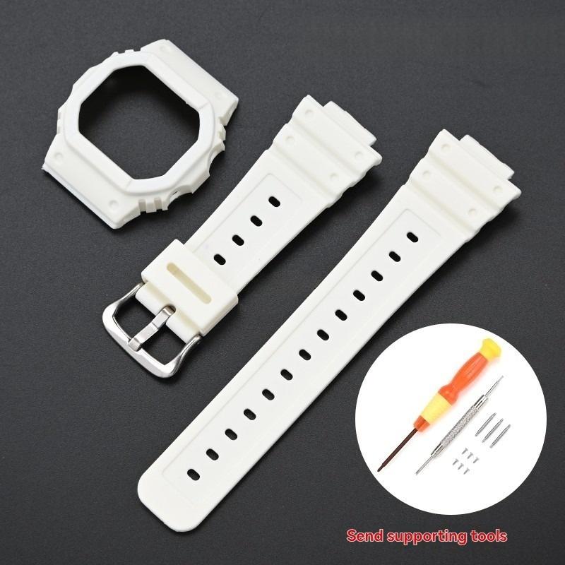 For G-shock Casio Small Square DW5600 DW-5600 GW-B5600 DW5610 GW-M5610 Resin Watch Strap + Case Frosted Watchband Shell Case 5600 Series покинуть белый
For G-shock Casio Small Square DW5600 DW-5600 GW-B5600 DW5610 GW-M5610 Resin Watch Strap + Case Frosted Watchband Shell Case 5600 Series покинуть белый