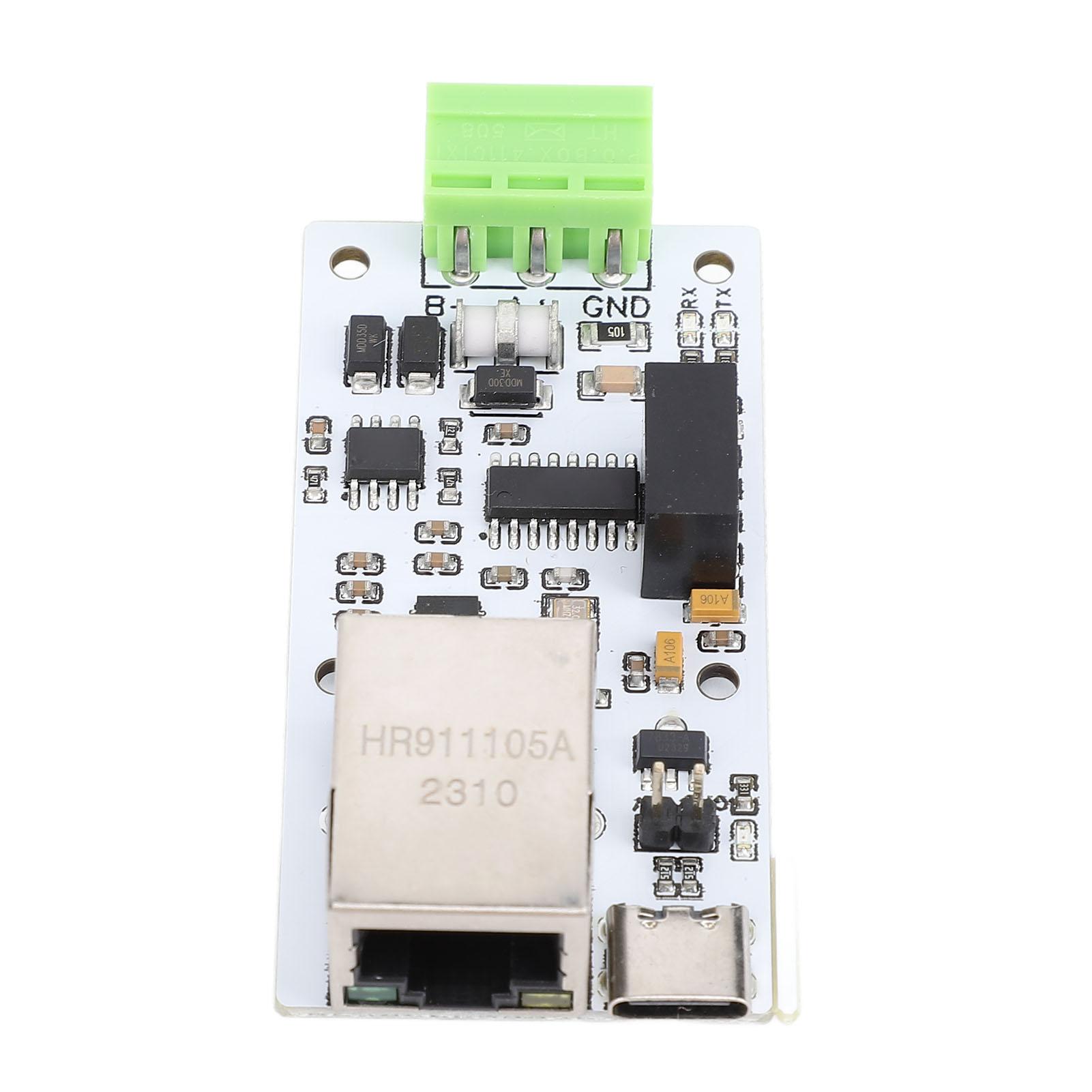 Модуль мережі CH9120 Serial to Ethernet із послідовним портом 10M MDI MDIX, перетворення лінії 485 на RJ45
Модуль мережі CH9120 Serial to Ethernet із послідовним портом 10M MDI MDIX, перетворення лінії 485 на RJ45