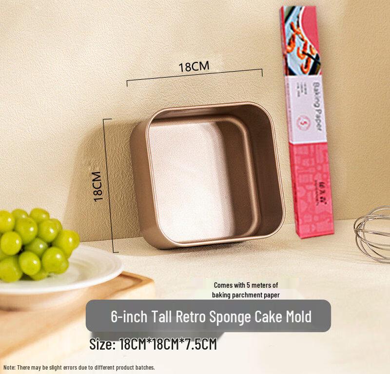 ZISIZ Carbon Steel High-Sided Cake Pan
ZISIZ Carbon Steel High-Sided Cake Pan