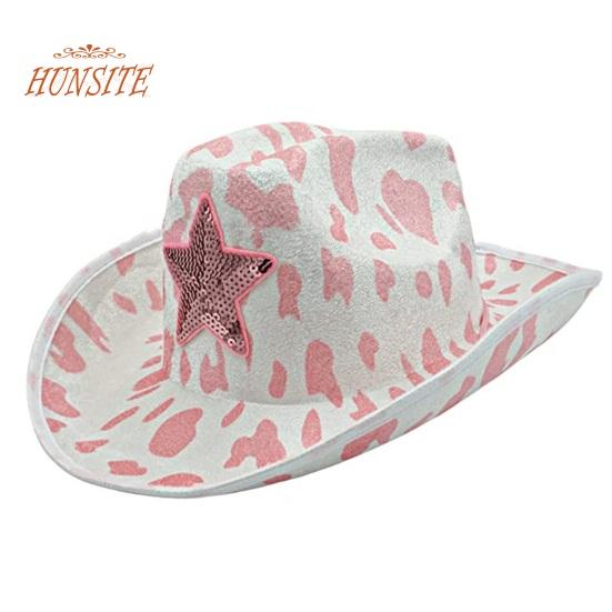 Женская шляпа Западная ковбойская шляпа с блестками и звездами контрастного цвета, ветрозащитная, с фиксированным ремешком, с загнутыми полями, розовая защита от солнца, анти-УФ-защита, женская кепка для косплея светло-розовый
Женская шляпа Западная ковбойская шляпа с блестками и звездами контрастного цвета, ветрозащитная, с фиксированным ремешком, с загнутыми полями, розовая защита от солнца, анти-УФ-защита, женская кепка для косплея светло-розовый