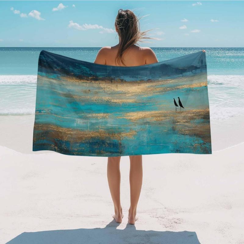 Beach Towel Bird Mountain Bath Pool Towels Shiny Golden Blue Lake Absorbent Beach Towel Soft Large Quick Dry Lightweight Camping W40*H60(CM)
Beach Towel Bird Mountain Bath Pool Towels Shiny Golden Blue Lake Absorbent Beach Towel Soft Large Quick Dry Lightweight Camping W40*H60(CM)