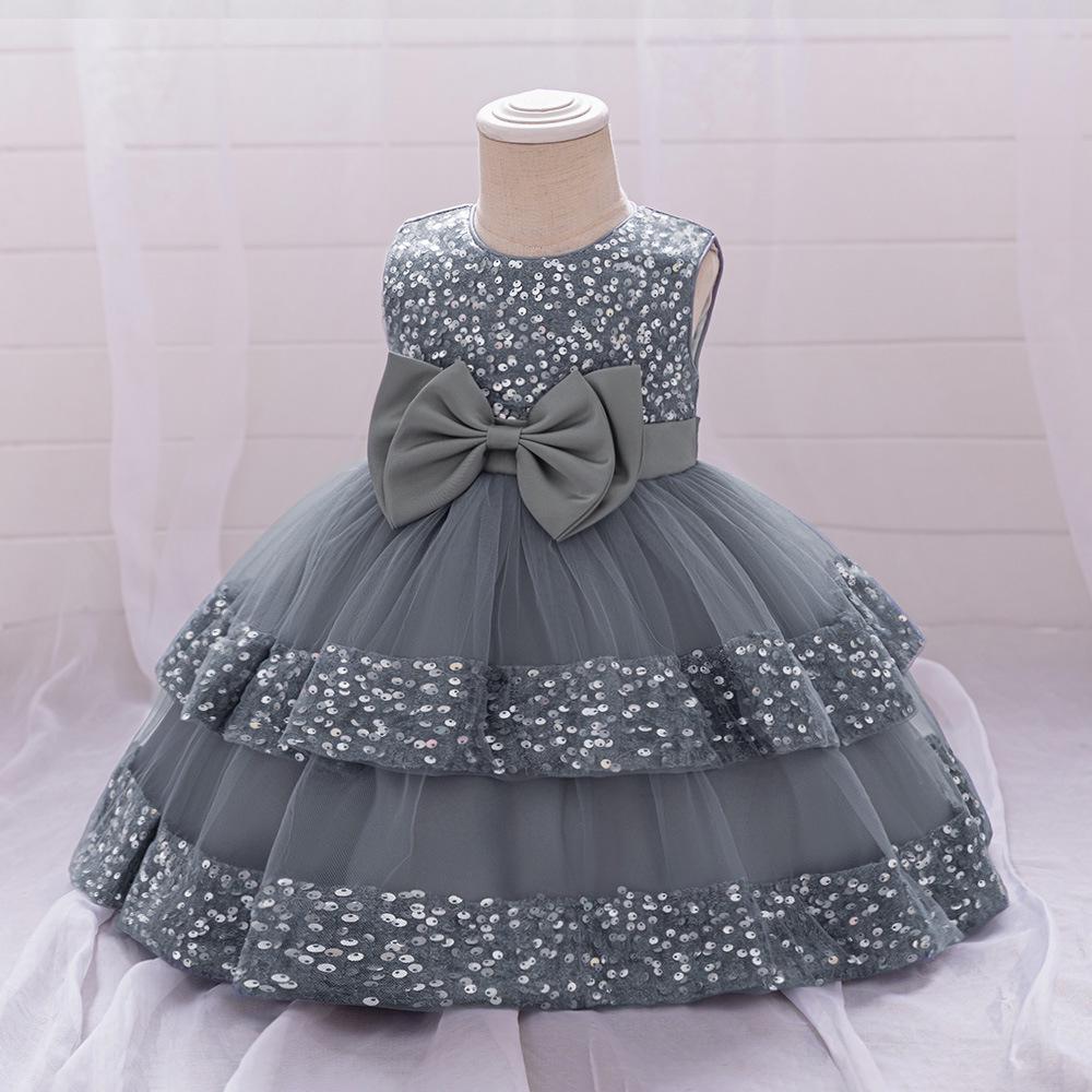 Infant Girl s First Birthday Sequin Bow Mesh Princess Dress for Banquet and Christening 110cm / 2-3 years
Infant Girl s First Birthday Sequin Bow Mesh Princess Dress for Banquet and Christening 110cm / 2-3 years