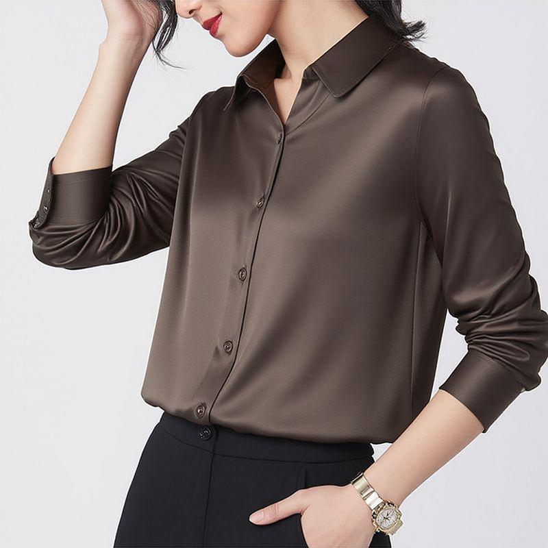 Women s Spring Satin Mulberry Silk Shirt - Long Sleeve, Slim Fit, Square Neck, White, Elegant Top Extra Large
Women s Spring Satin Mulberry Silk Shirt - Long Sleeve, Slim Fit, Square Neck, White, Elegant Top Extra Large