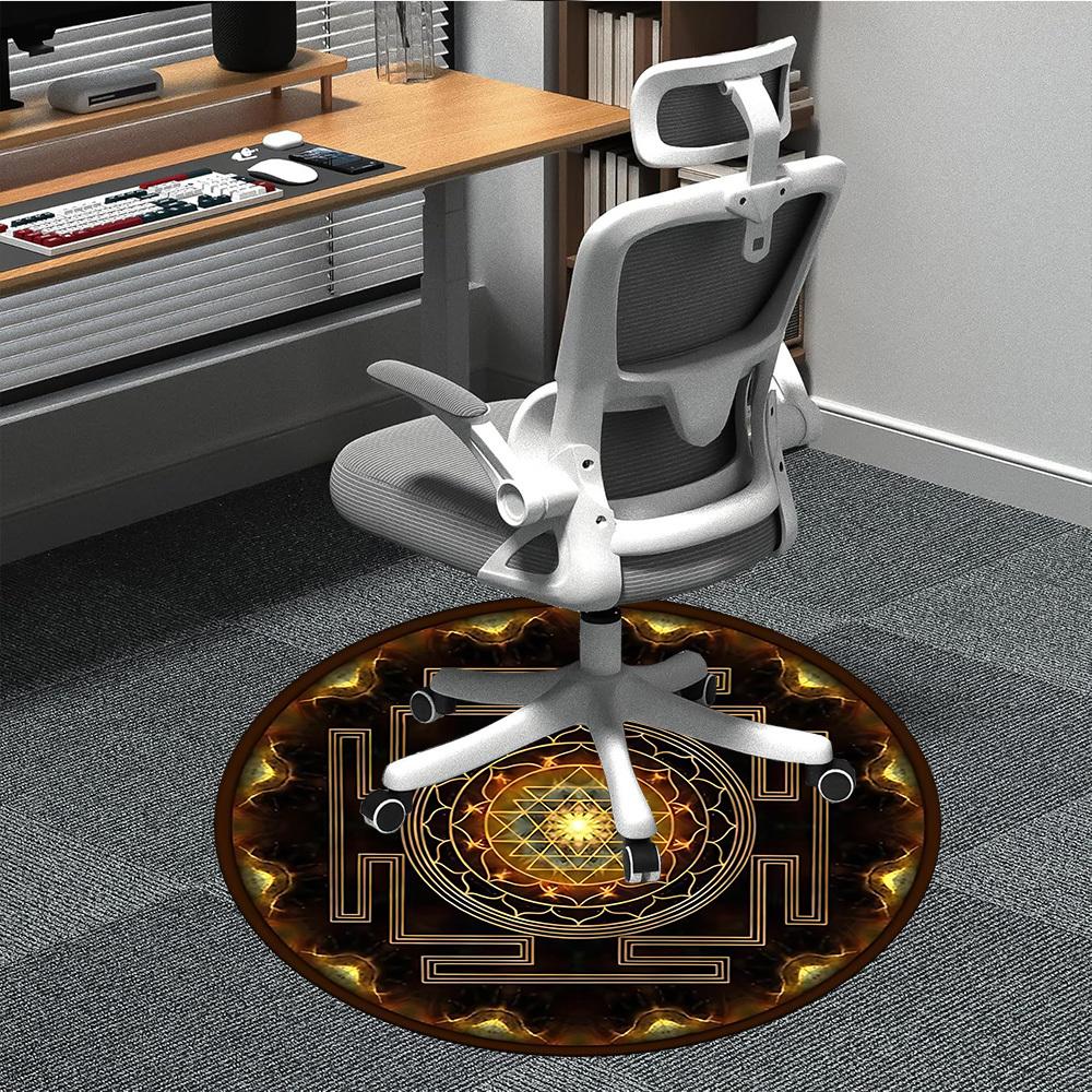 1PC Sacred Geometry Symbol Chair Carpet for Office Non-Slip, Lightweight, Machine Washable Rug for Office, Sleeping, Room - Holiday Decoryy251009028 80cm by 80cm
1PC Sacred Geometry Symbol Chair Carpet for Office Non-Slip, Lightweight, Machine Washable Rug for Office, Sleeping, Room - Holiday Decoryy251009028 80cm by 80cm