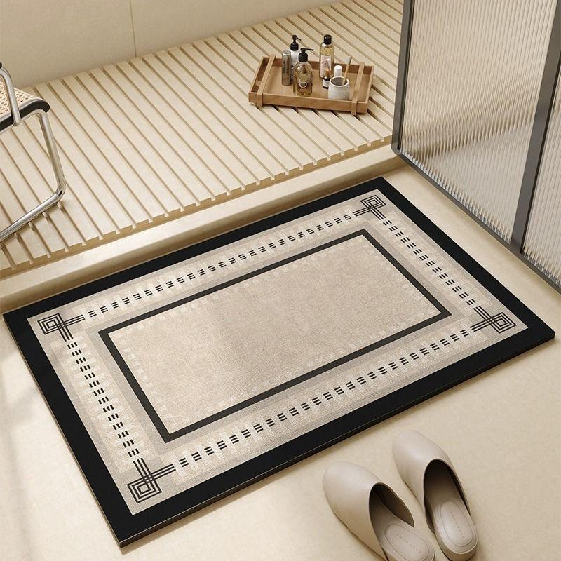 Diatom mud light luxury bathroom toilet toilet water absorption non-slip foot mat household diatom mud floor mat 40X60cm 15.7X23.6in
Diatom mud light luxury bathroom toilet toilet water absorption non-slip foot mat household diatom mud floor mat 40X60cm 15.7X23.6in