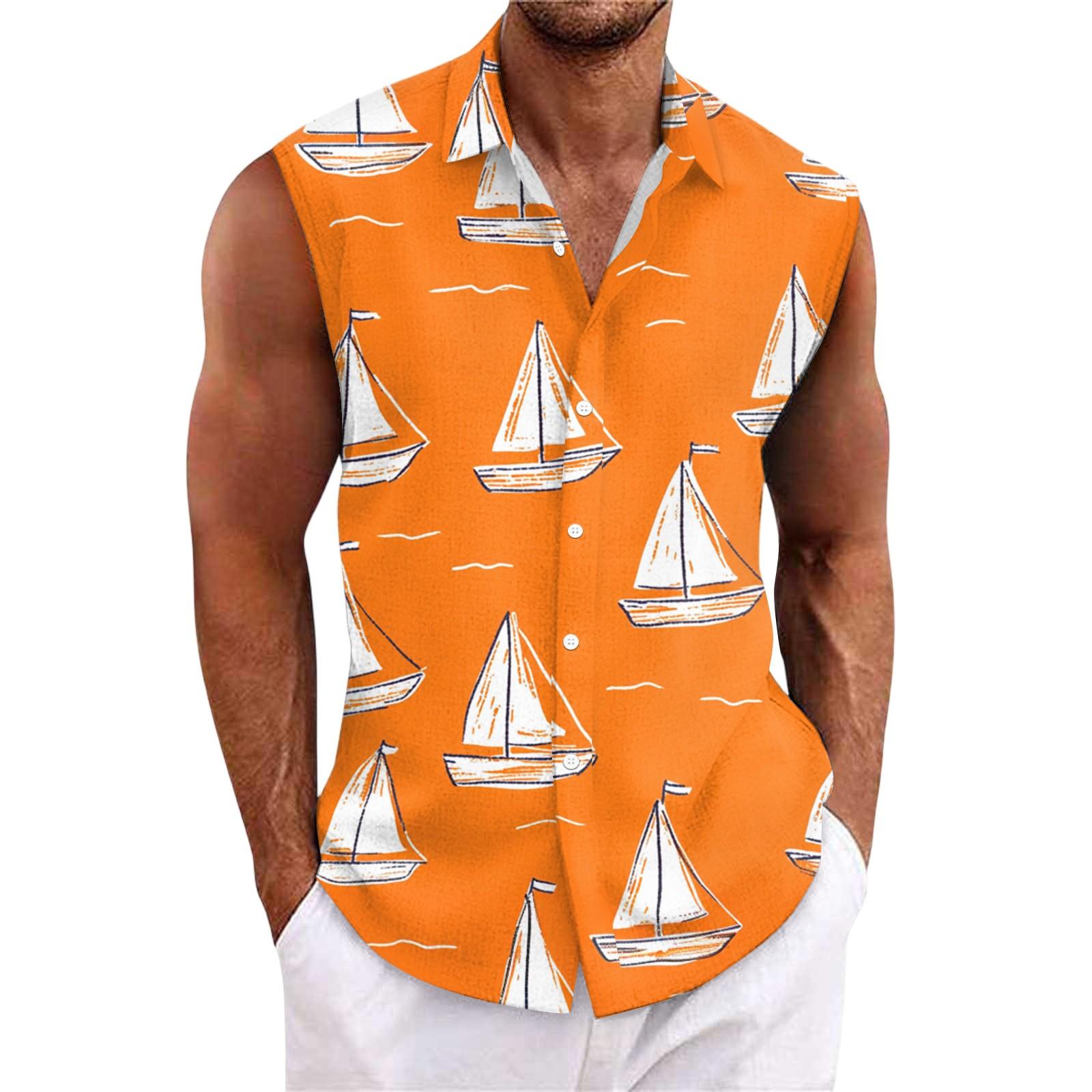 Мужская гавайская рубашка с лацканами на пуговицах, футболка-топ XXL шафрановый
Мужская гавайская рубашка с лацканами на пуговицах, футболка-топ XXL шафрановый