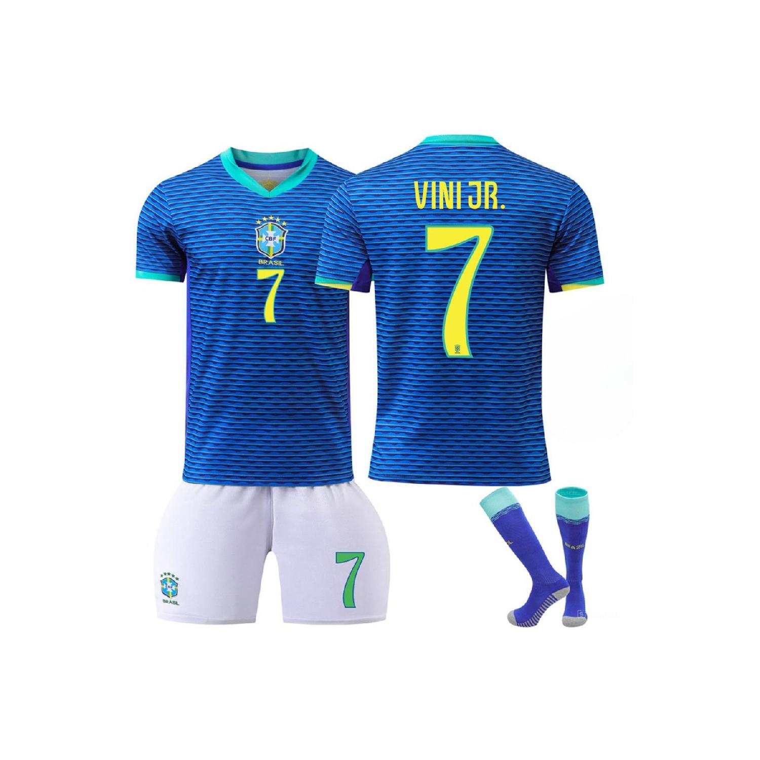 Синий детский трикотаж нового сезона Brazila Vini Jr 2024/25, комплект из 3 шт. 3-4 Yaş чистый
Синий детский трикотаж нового сезона Brazila Vini Jr 2024/25, комплект из 3 шт. 3-4 Yaş чистый