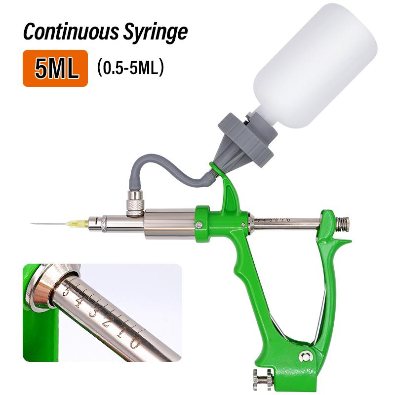 2/5 мл Животный многофункциональный шприц для вакцинации с флаконом Ветеринарный автоматический шприц непрерывного действия Устройство для дозирования инъекций животным
2/5 мл Животный многофункциональный шприц для вакцинации с флаконом Ветеринарный автоматический шприц непрерывного действия Устройство для дозирования инъекций животным