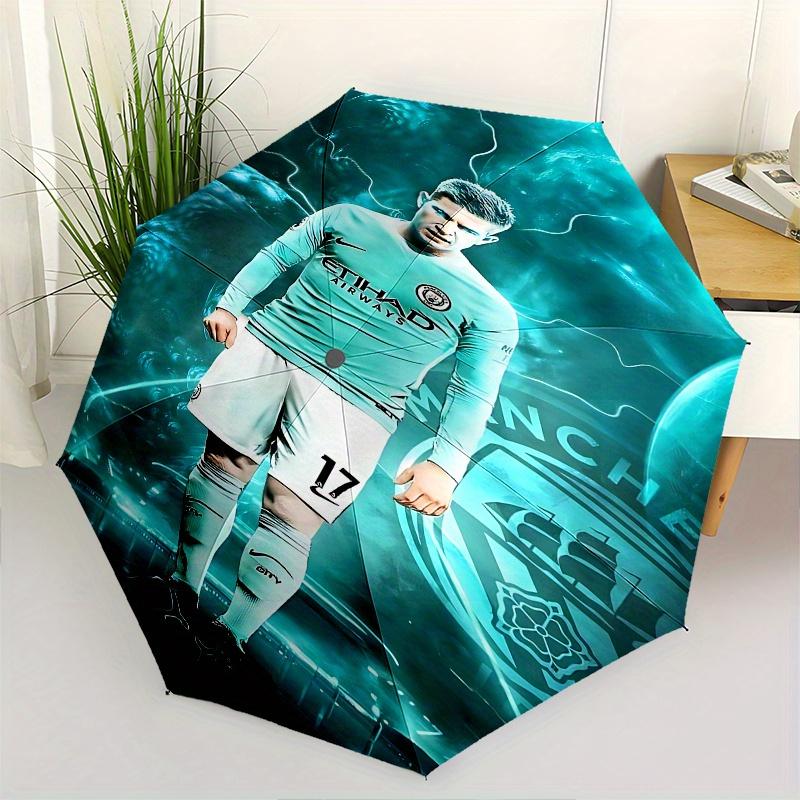 Manchester City, Soccer Player Automatic Opening and Closing Umbrella, Compact Travel Umbrella, Lightweight and Portable, Suitable for Beach
Manchester City, Soccer Player Automatic Opening and Closing Umbrella, Compact Travel Umbrella, Lightweight and Portable, Suitable for Beach