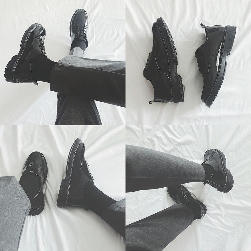 Dress men s shoes Japanese retro round head black small leather shoes work shoes Korean version large size Martin boots tide student men 37
Dress men s shoes Japanese retro round head black small leather shoes work shoes Korean version large size Martin boots tide student men 37