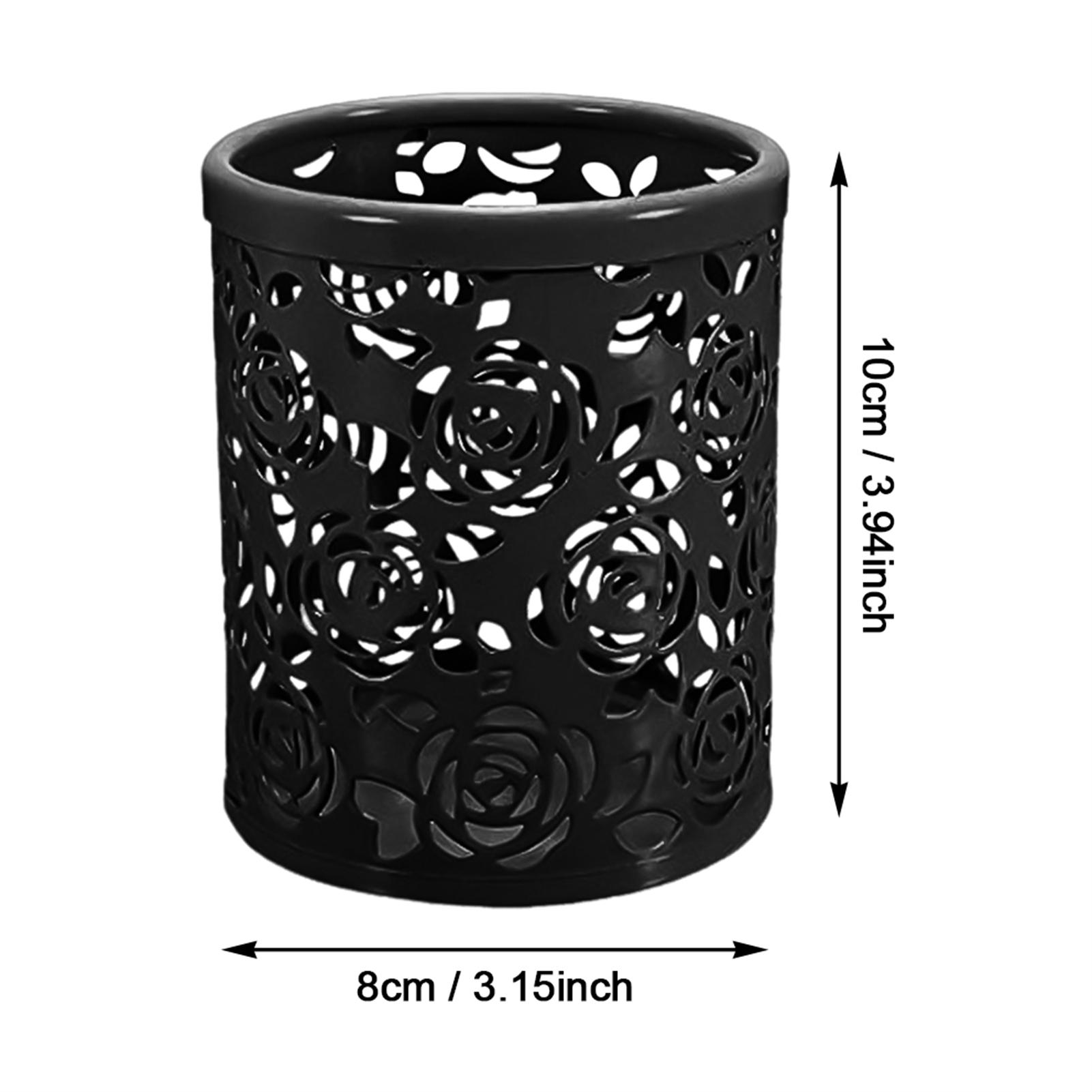 Round Hollow Metal Pencil Pen Holder Fashion Desktop Pen Cup Makeup Brush Container Aesthetic Desk Organizer for School чёрный
Round Hollow Metal Pencil Pen Holder Fashion Desktop Pen Cup Makeup Brush Container Aesthetic Desk Organizer for School чёрный