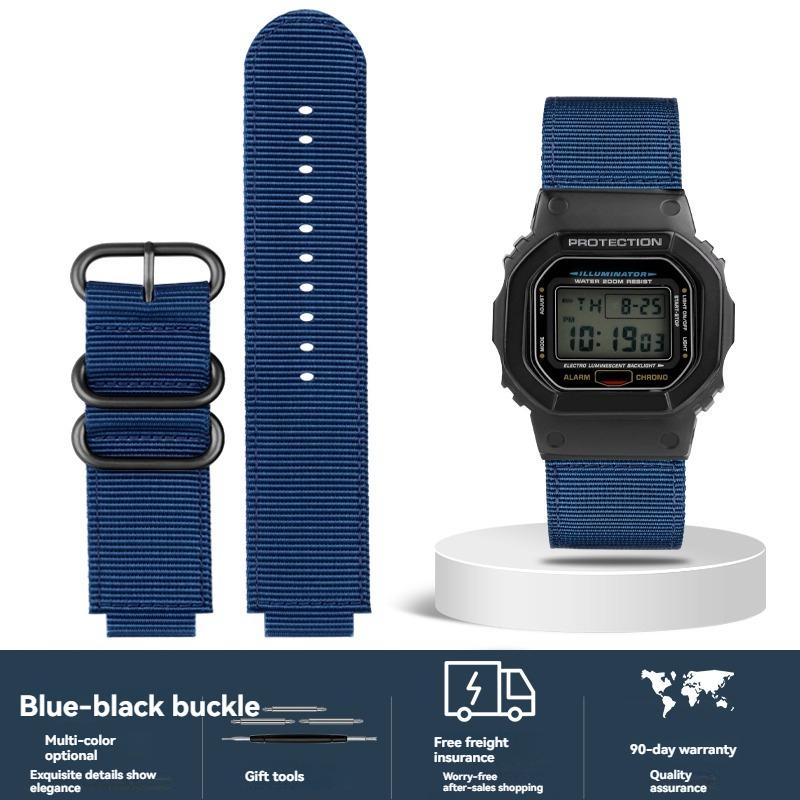 16mm Nylon Canvas Strap for Casio G-ShOCK GW6900/DW5600/GW-B5600/GM-5600/GA110/GA 2100 Outdoor Sports Watch Band Replacement 16mm Width
16mm Nylon Canvas Strap for Casio G-ShOCK GW6900/DW5600/GW-B5600/GM-5600/GA110/GA 2100 Outdoor Sports Watch Band Replacement 16mm Width