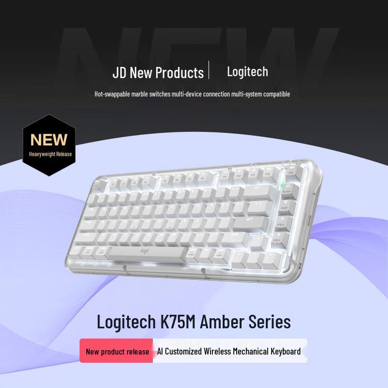 Logitech ALTO KEYS K75M AI Custom Wireless Mechanical Keyboard
Logitech ALTO KEYS K75M AI Custom Wireless Mechanical Keyboard